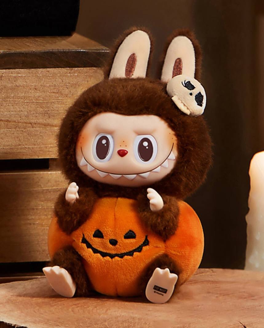 Limited Edition Halloween Labubu - Sitting Pumpkin