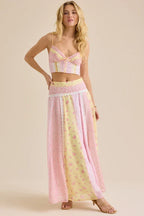 Buttercup Floral Top & Maxi Skirt