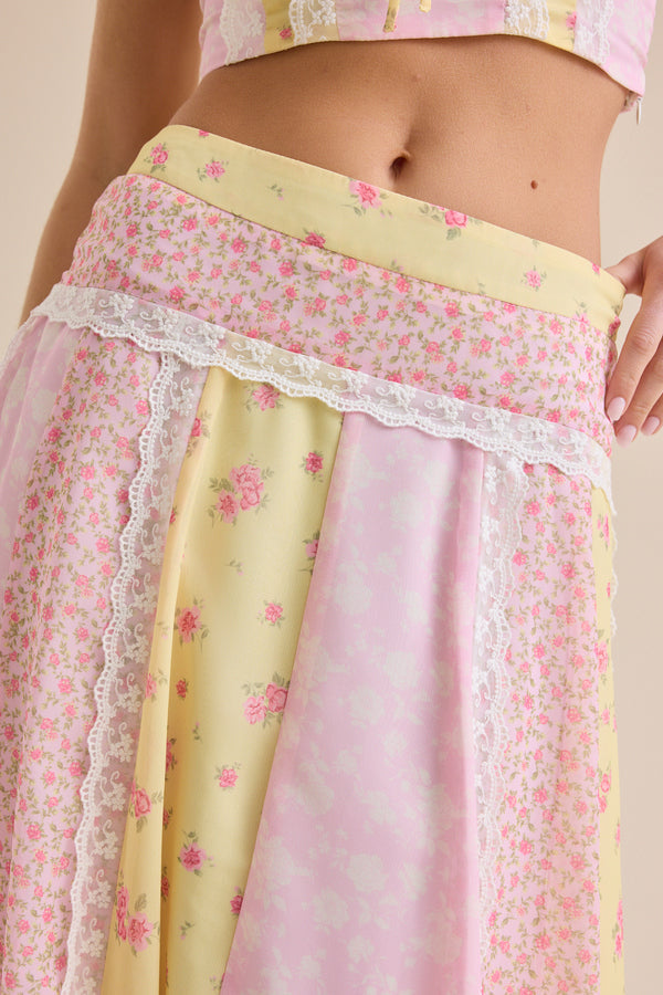 Buttercup Floral Top & Maxi Skirt