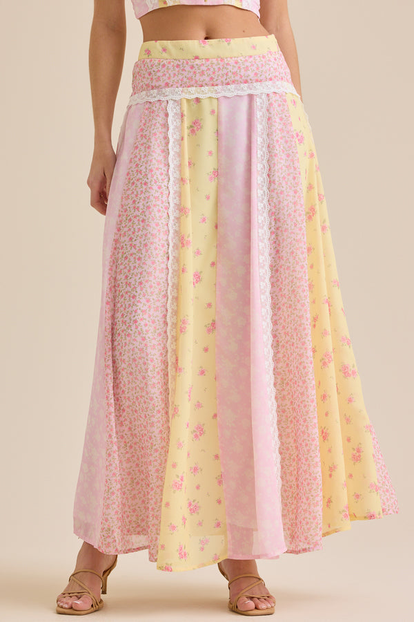 Buttercup Floral Top & Maxi Skirt