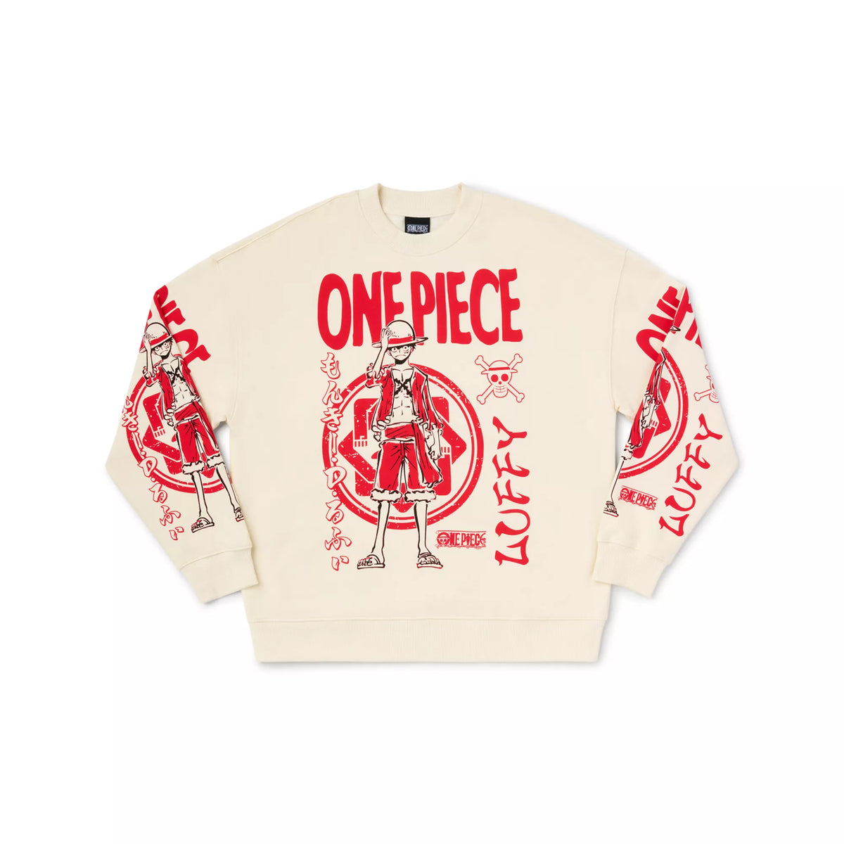 One Piece Crewneck Sweatshirt & Hat