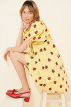 Ladybug Scoop Neck Mini Dress
