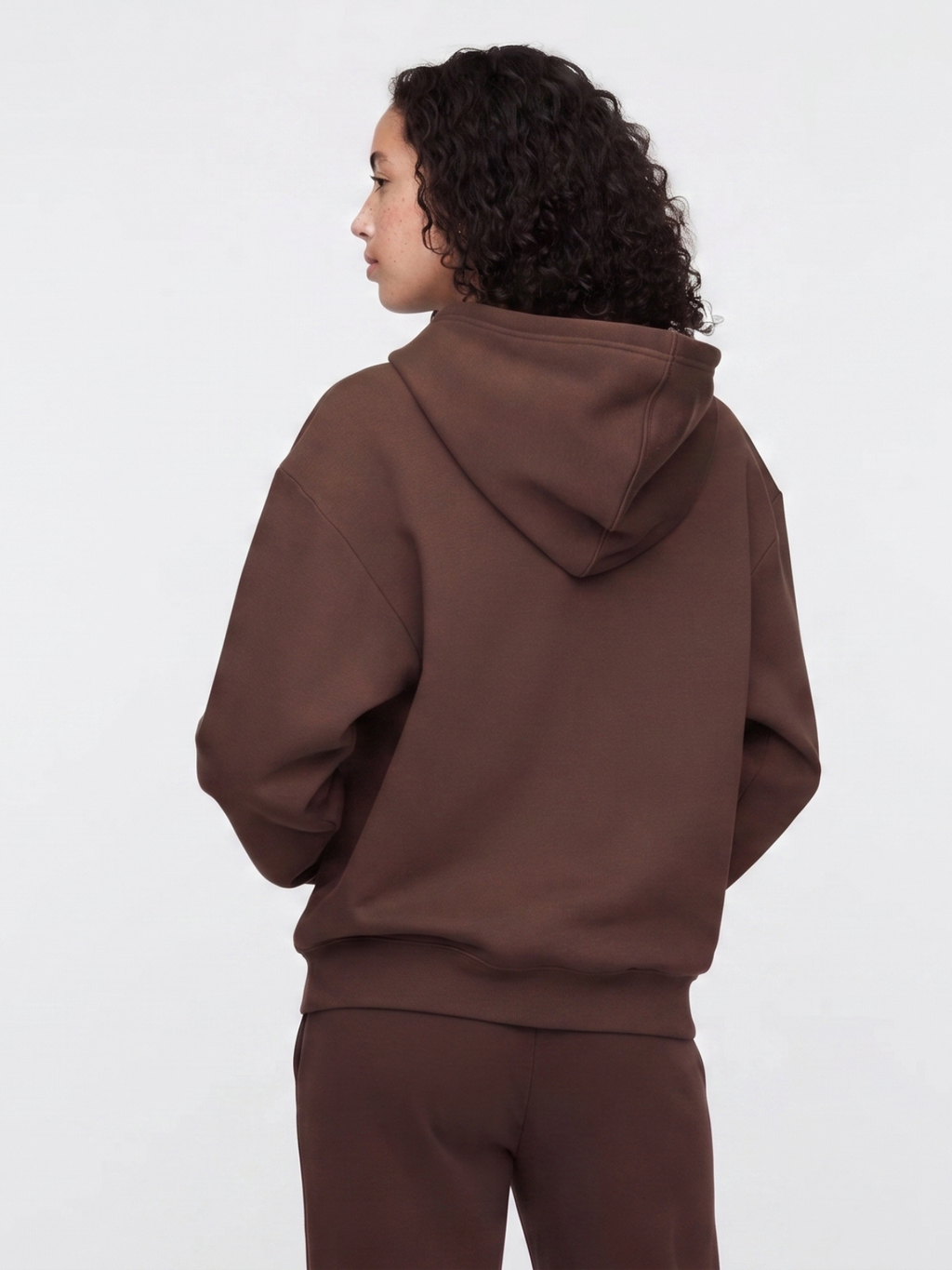 Brown Leopard Print Relaxed Logo Set