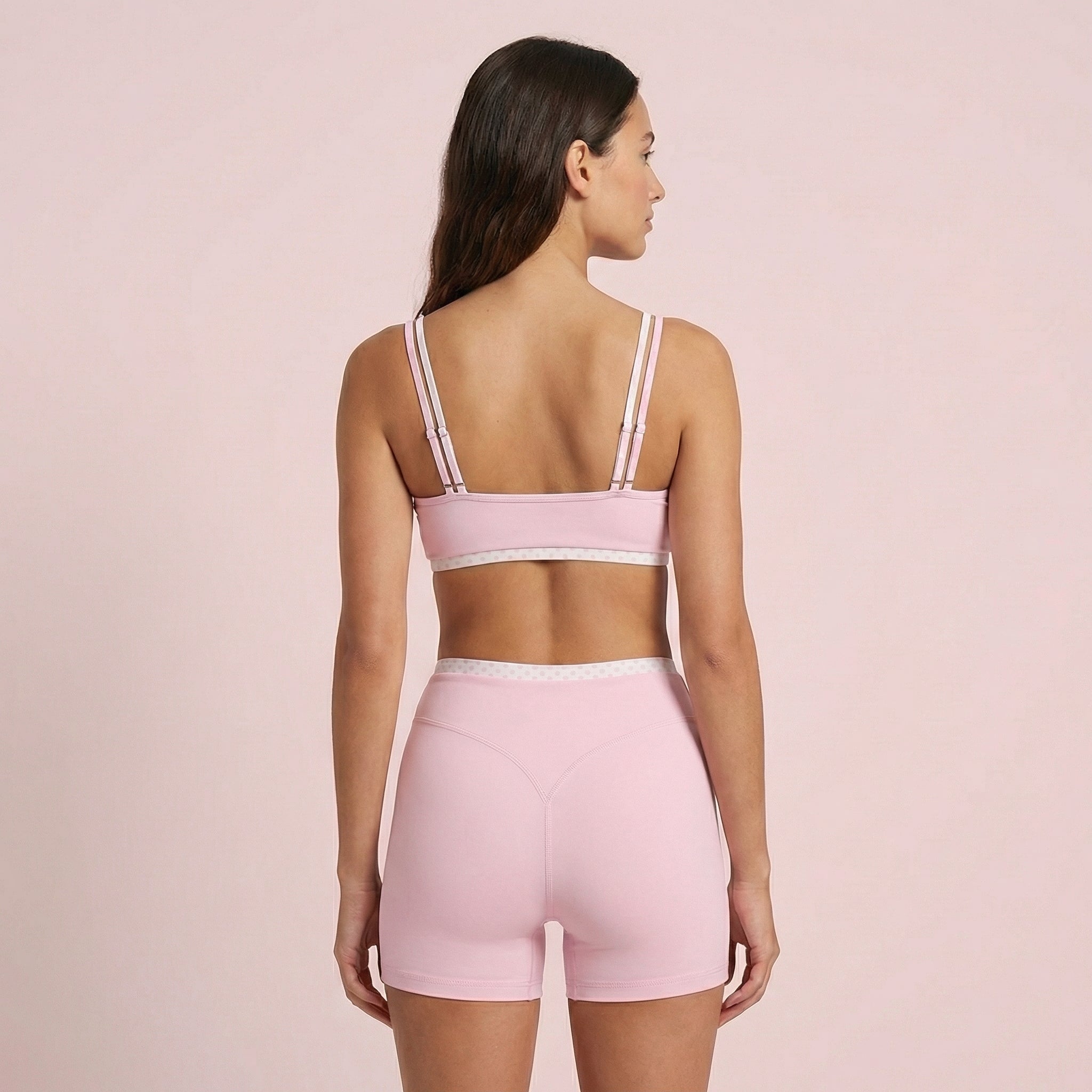 Pink & White Polka Dots Set