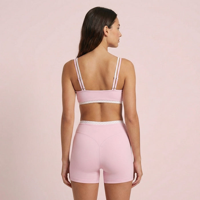 Pink & White Polka Dots Set