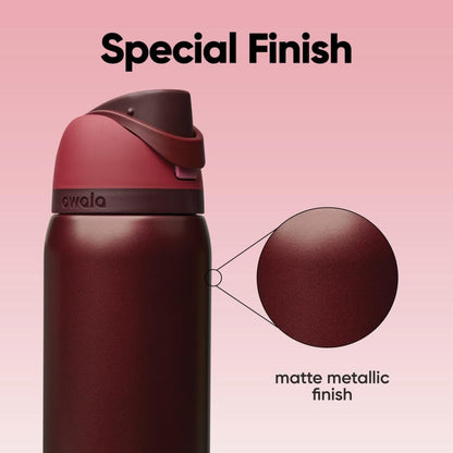 Black Cherry Owala FreeSip  Water Bottle