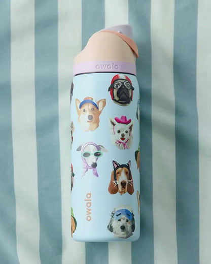 Dog Collage 32oz FreeSip Water Bottle
