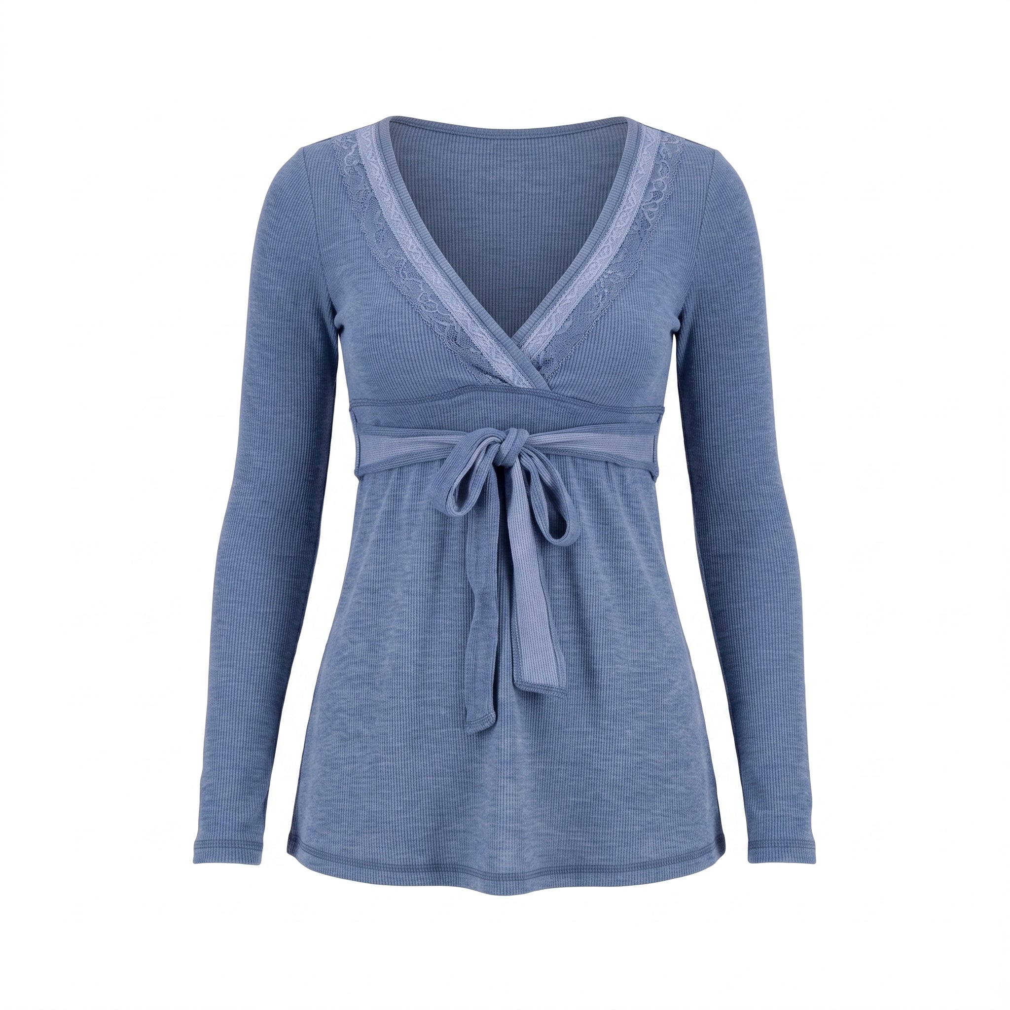 Ballerina Babydoll Top - Blue