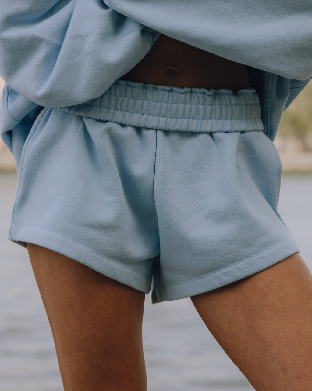 Logo Ribbed Tank & Super Shorts Set