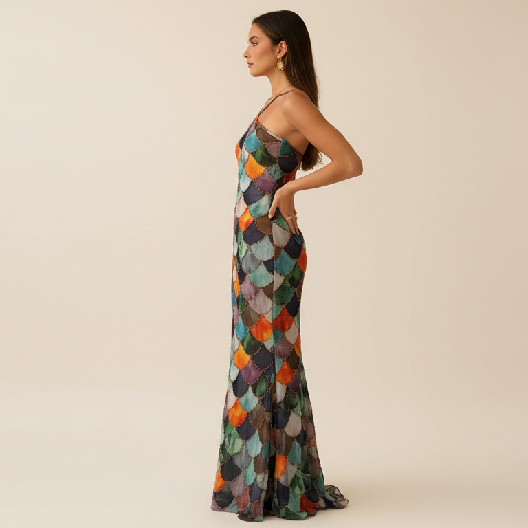 Halter Mermaid Dress