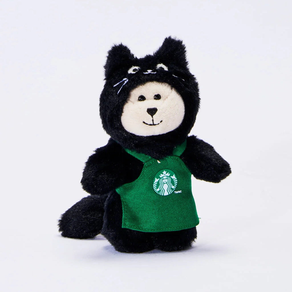 Black Cat Bearista Plush Bag Charm