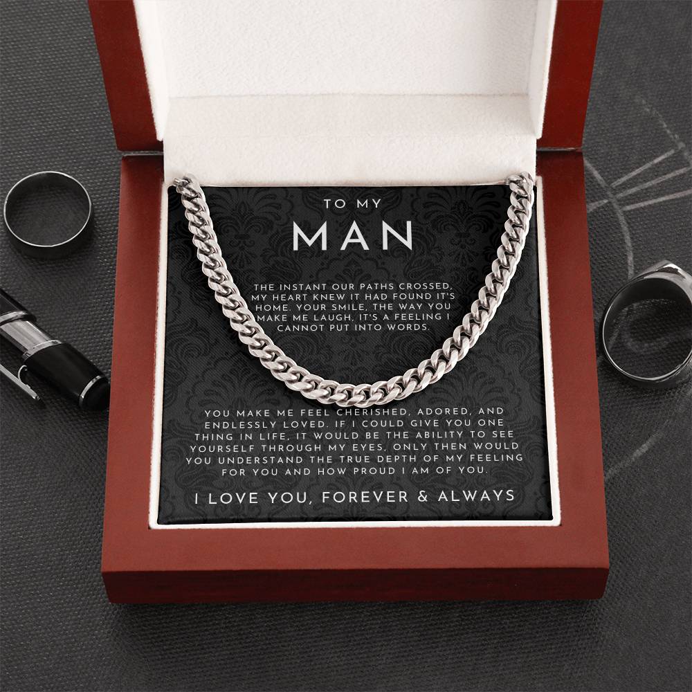 To My Man | Gift for Husband & Boyfriend