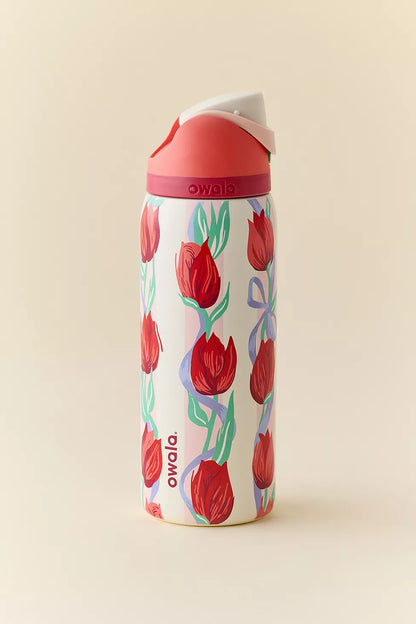 Owala Tulip Flower FreeSip 32oz Water Bottle