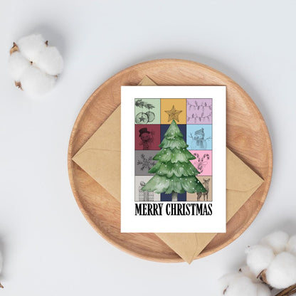 Printable Eras Christmas Card | Digital Taylor Download | Greeting Card | Taylor Swiftie Merch | Swiftie Gift | Eras Tour Poster