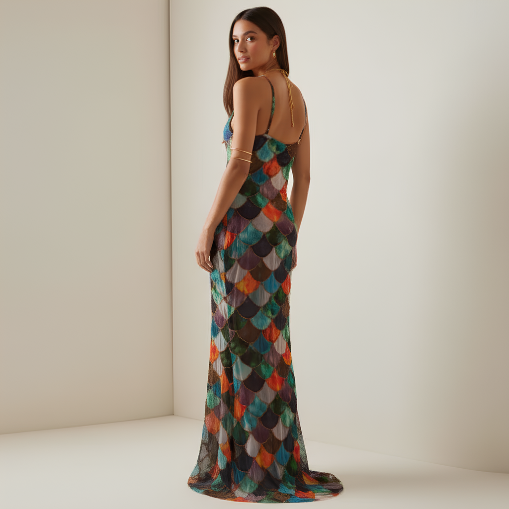 Halter Mermaid Dress
