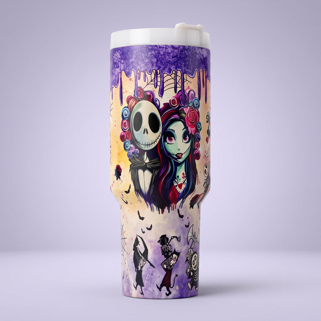 Sally x Jack Skellington 40 Oz Tumbler